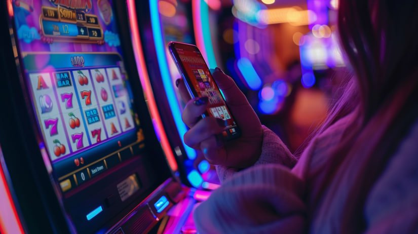 Antarmuka meja poker di aplikasi pasti gacor menampilkan pemain, kartu komunitas, dan chip betting